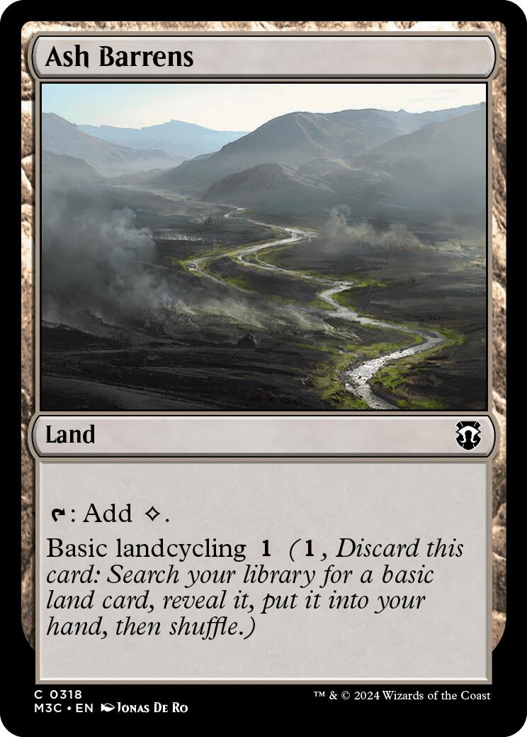 Ash Barrens [Modern Horizons 3 Commander] | Fandemonia Ltd