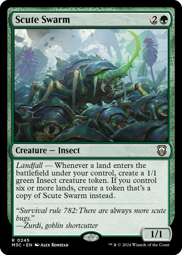 Scute Swarm [Modern Horizons 3 Commander] | Fandemonia Ltd