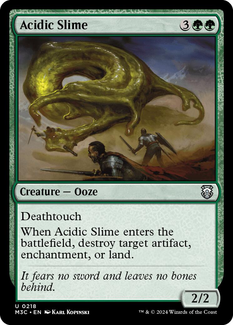 Acidic Slime [Modern Horizons 3 Commander] | Fandemonia Ltd