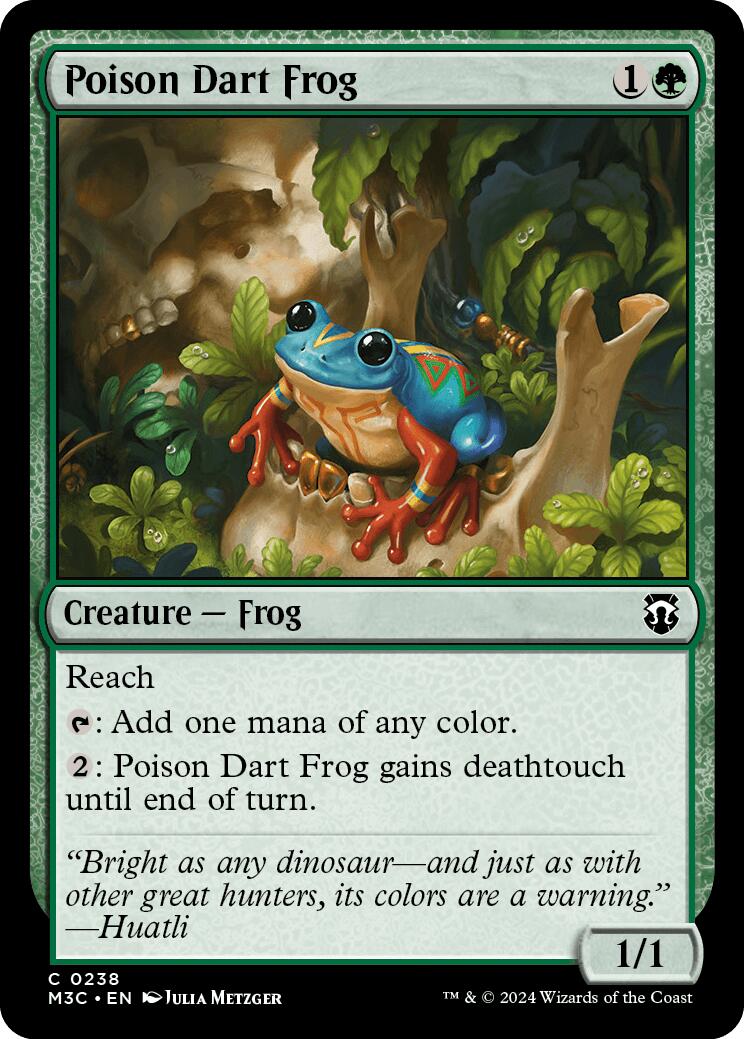 Poison Dart Frog [Modern Horizons 3 Commander] | Fandemonia Ltd