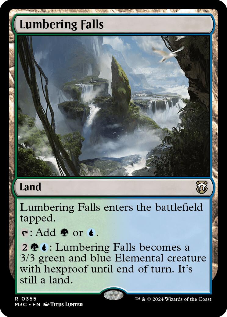 Lumbering Falls [Modern Horizons 3 Commander] | Fandemonia Ltd