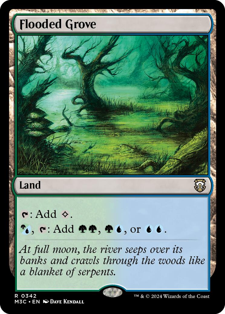 Flooded Grove [Modern Horizons 3 Commander] | Fandemonia Ltd