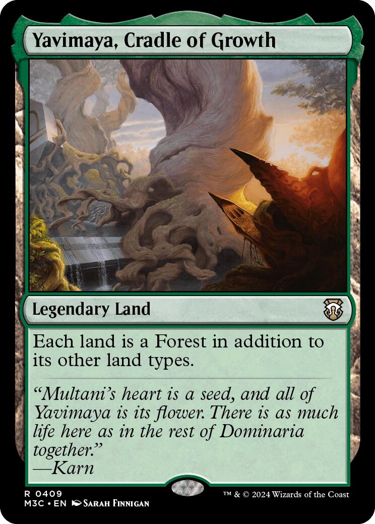 Yavimaya, Cradle of Growth [Modern Horizons 3 Commander] | Fandemonia Ltd