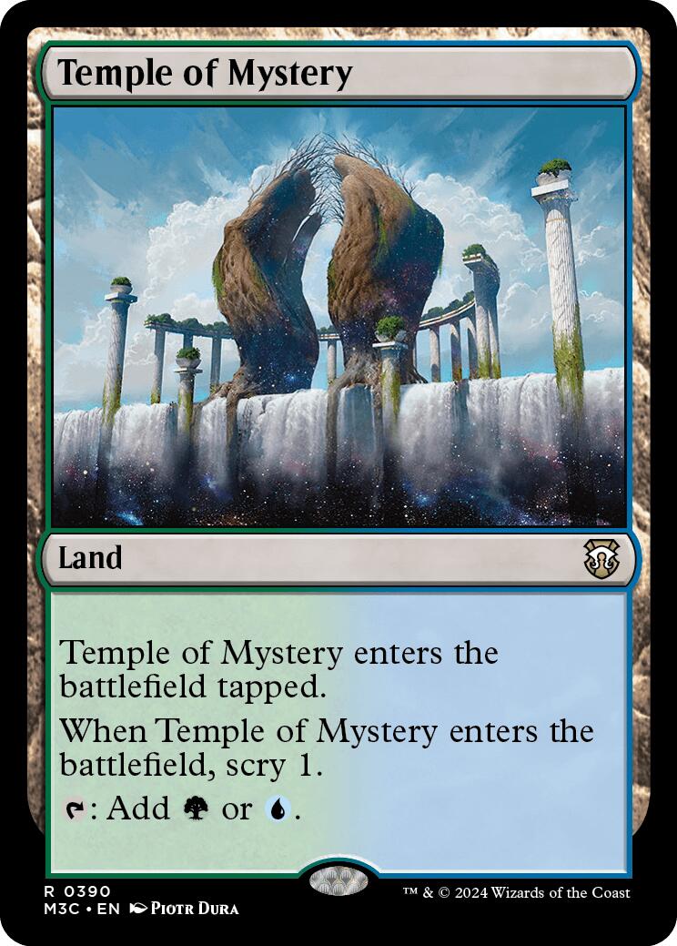 Temple of Mystery [Modern Horizons 3 Commander] | Fandemonia Ltd