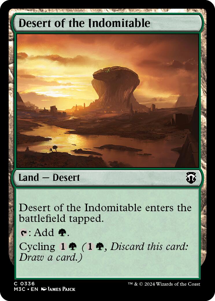 Desert of the Indomitable [Modern Horizons 3 Commander] | Fandemonia Ltd