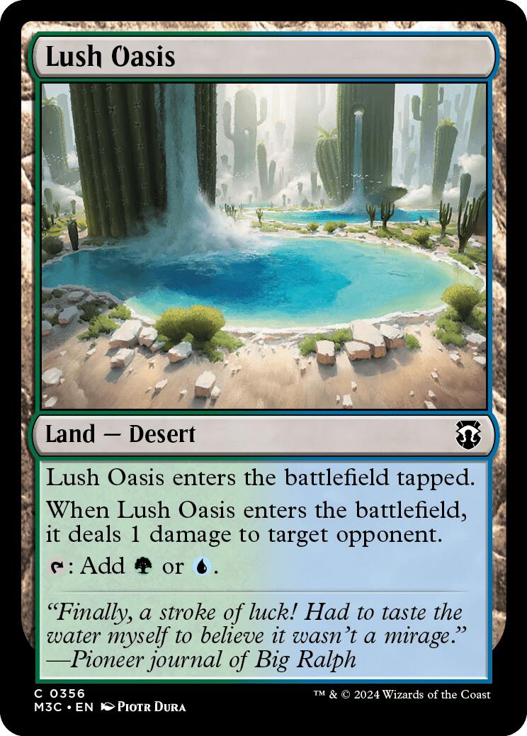 Lush Oasis [Modern Horizons 3 Commander] | Fandemonia Ltd