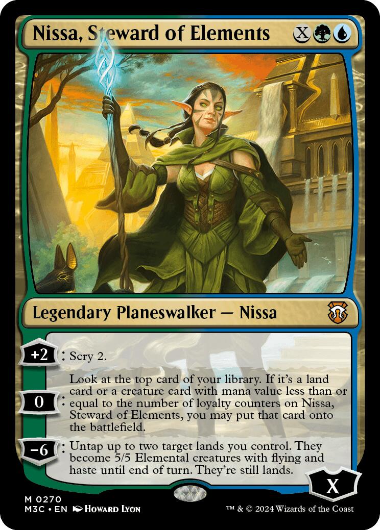 Nissa, Steward of Elements [Modern Horizons 3 Commander] | Fandemonia Ltd