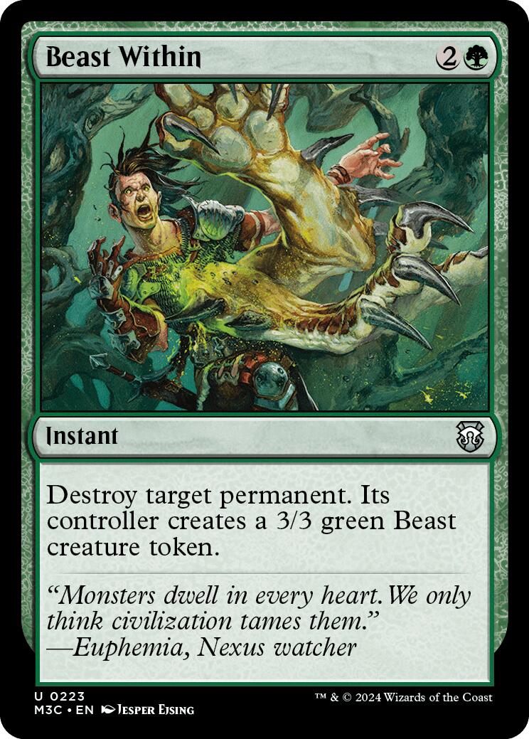 Beast Within [Modern Horizons 3 Commander] | Fandemonia Ltd