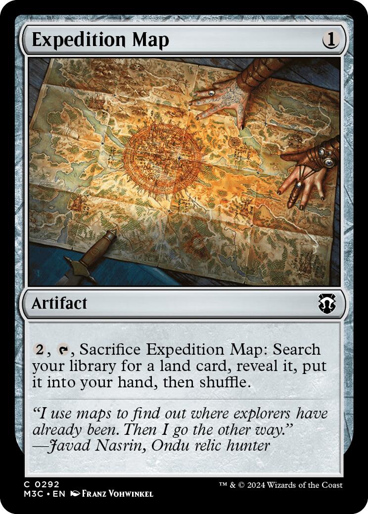 Expedition Map [Modern Horizons 3 Commander] | Fandemonia Ltd