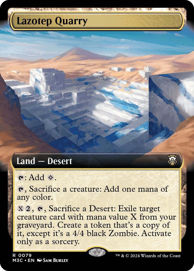 Lazotep Quarry (Extended Art) (Ripple Foil) [Modern Horizons 3 Commander] | Fandemonia Ltd