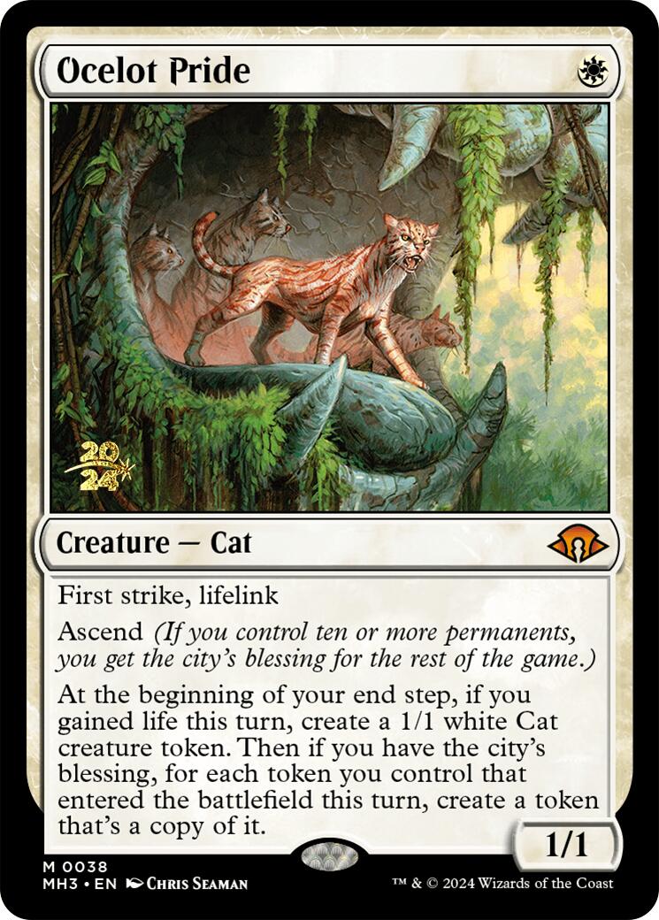 Ocelot Pride [Modern Horizons 3 Prerelease Promos] | Fandemonia Ltd