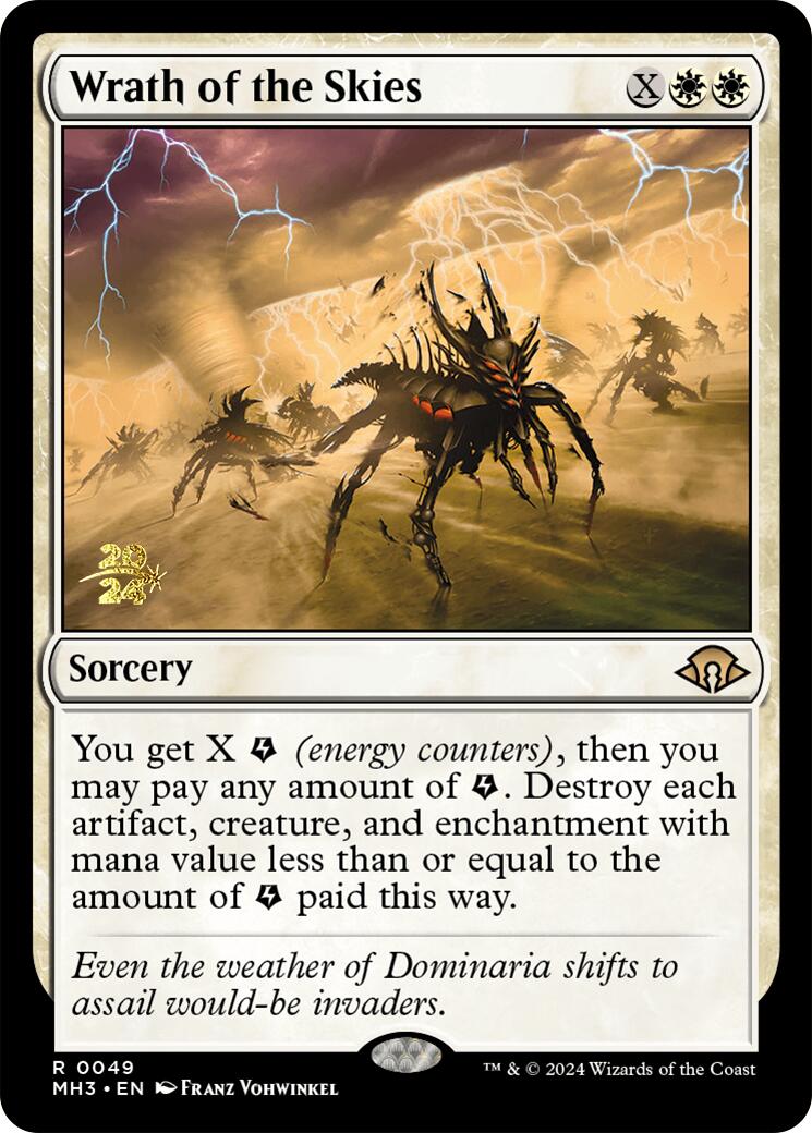 Wrath of the Skies [Modern Horizons 3 Prerelease Promos] | Fandemonia Ltd