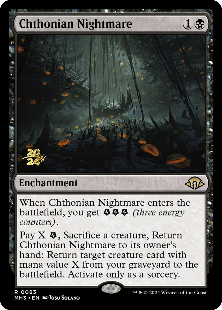 Chthonian Nightmare [Modern Horizons 3 Prerelease Promos] | Fandemonia Ltd