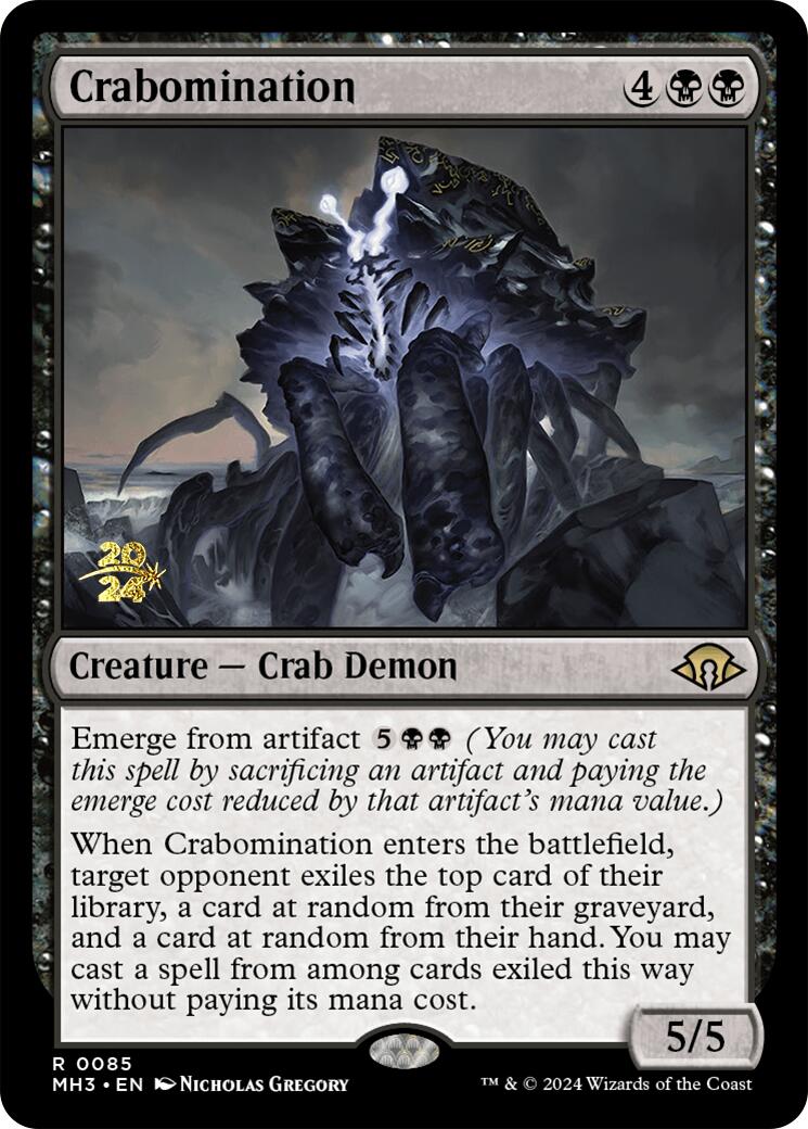 Crabomination [Modern Horizons 3 Prerelease Promos] | Fandemonia Ltd