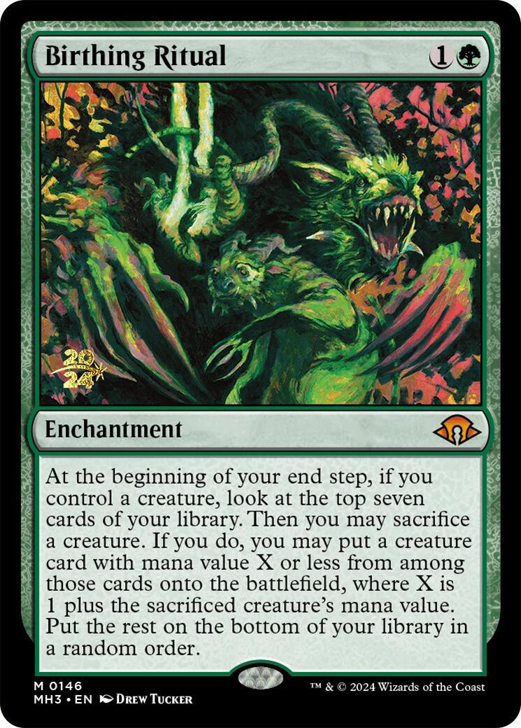 Birthing Ritual [Modern Horizons 3 Prerelease Promos] | Fandemonia Ltd