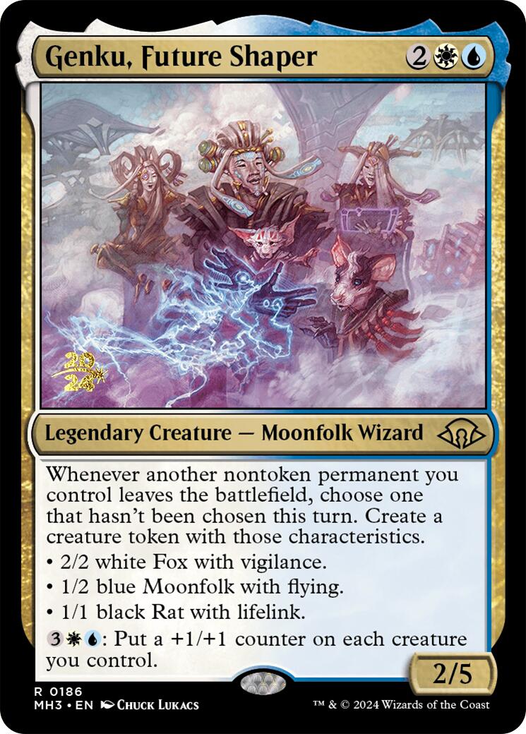 Genku, Future Shaper [Modern Horizons 3 Prerelease Promos] | Fandemonia Ltd