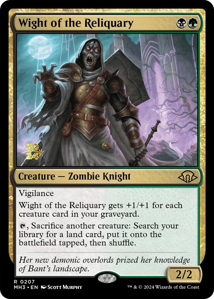 Wight of the Reliquary [Modern Horizons 3 Prerelease Promos] | Fandemonia Ltd