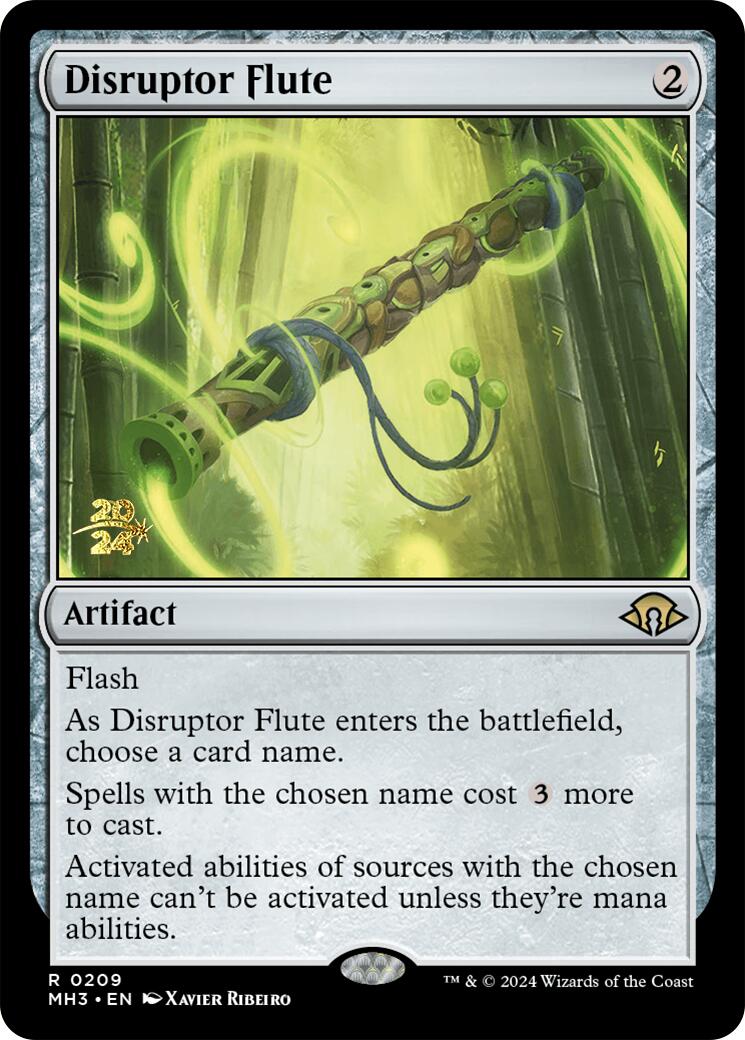 Disruptor Flute [Modern Horizons 3 Prerelease Promos] | Fandemonia Ltd