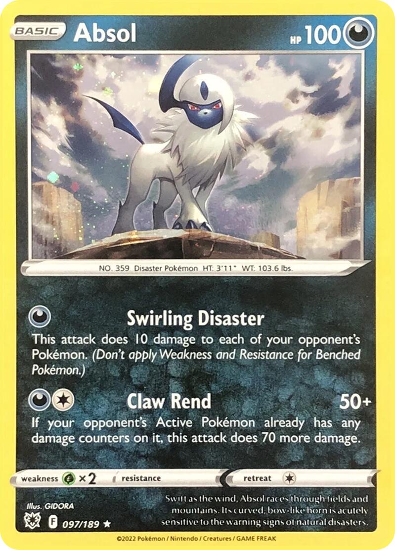 Absol (097/189) (Cosmos Holo) [Miscellaneous Cards] | Fandemonia Ltd