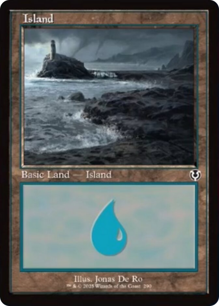 Island (290) (Retro Frame) [Innistrad Remastered] | Fandemonia Ltd