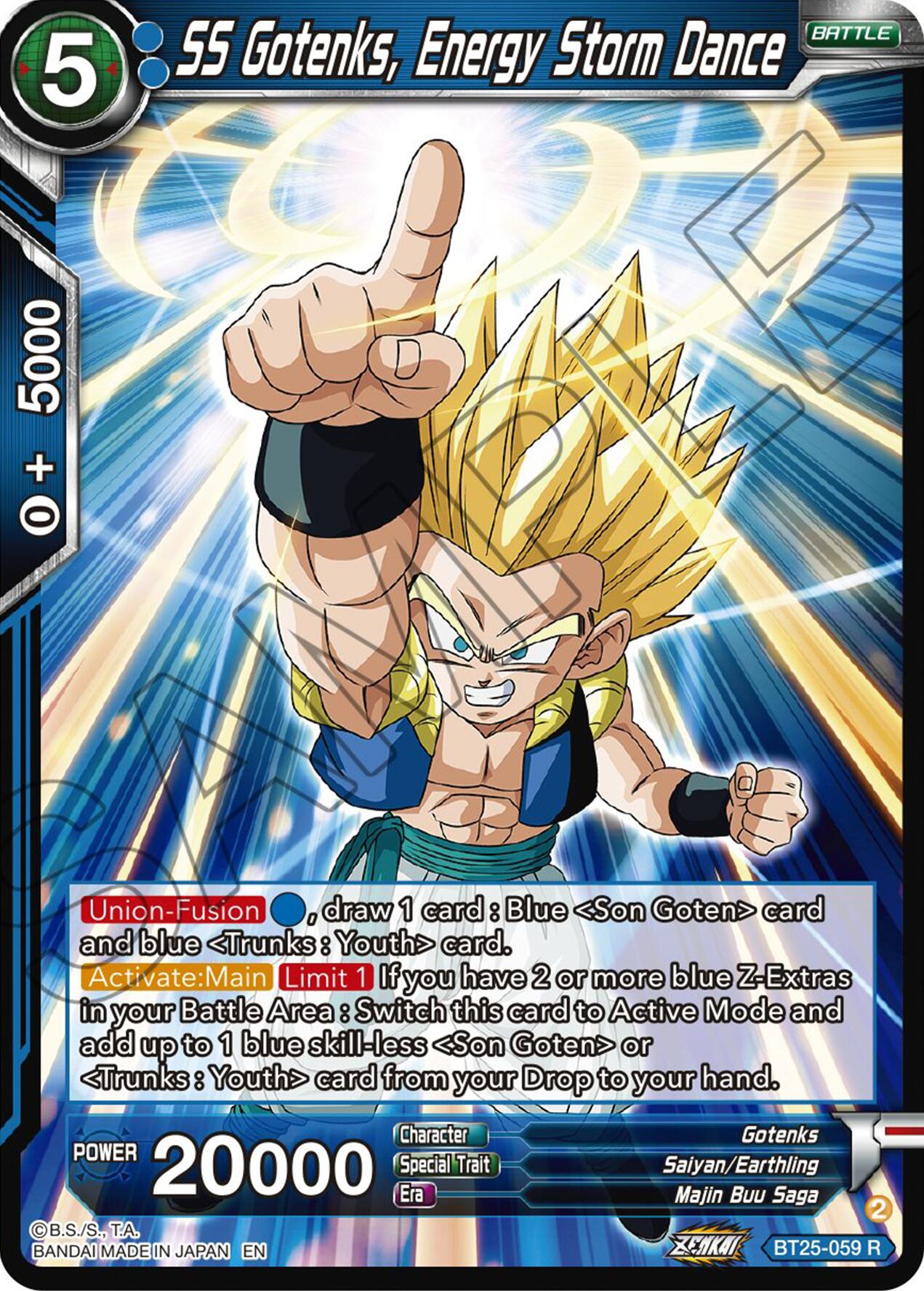 SS Gotenks, Energy Storm Dance (BT25-059) [Legend of the Dragon Balls] | Fandemonia Ltd