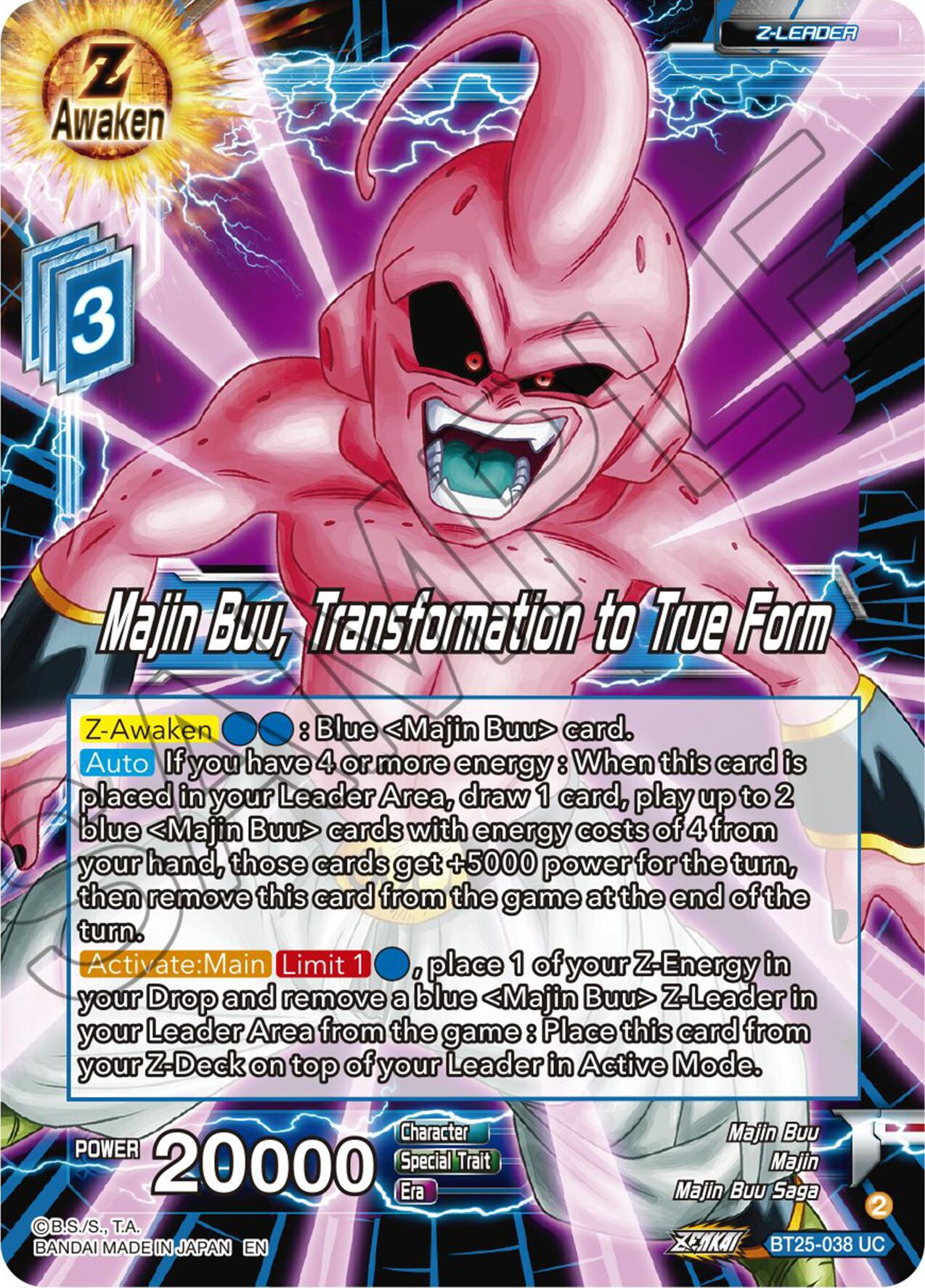 Majin Buu, Transformation to True Form (BT25-038) [Legend of the Dragon Balls] | Fandemonia Ltd