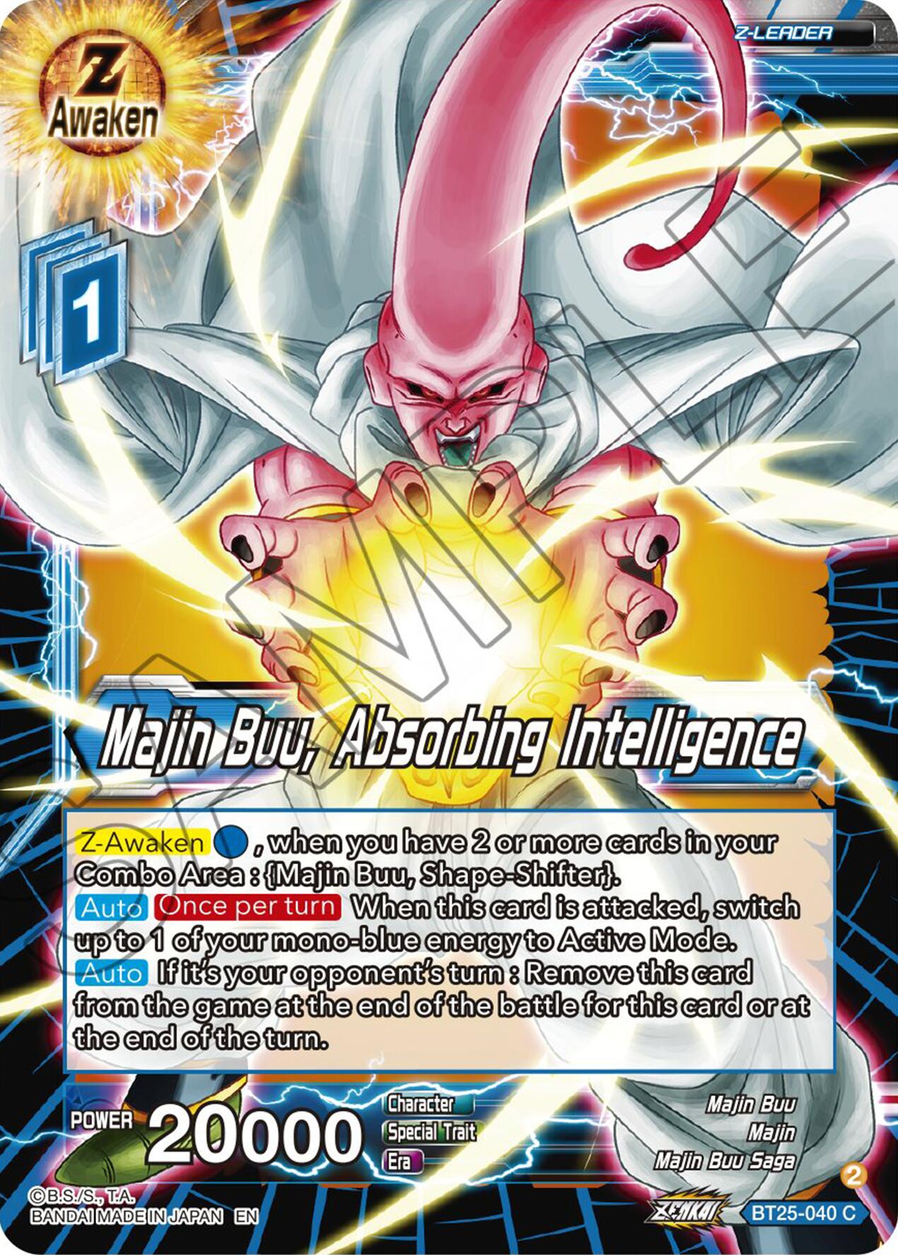 Majin Buu, Absorbing Intelligence (BT25-040) [Legend of the Dragon Balls] | Fandemonia Ltd