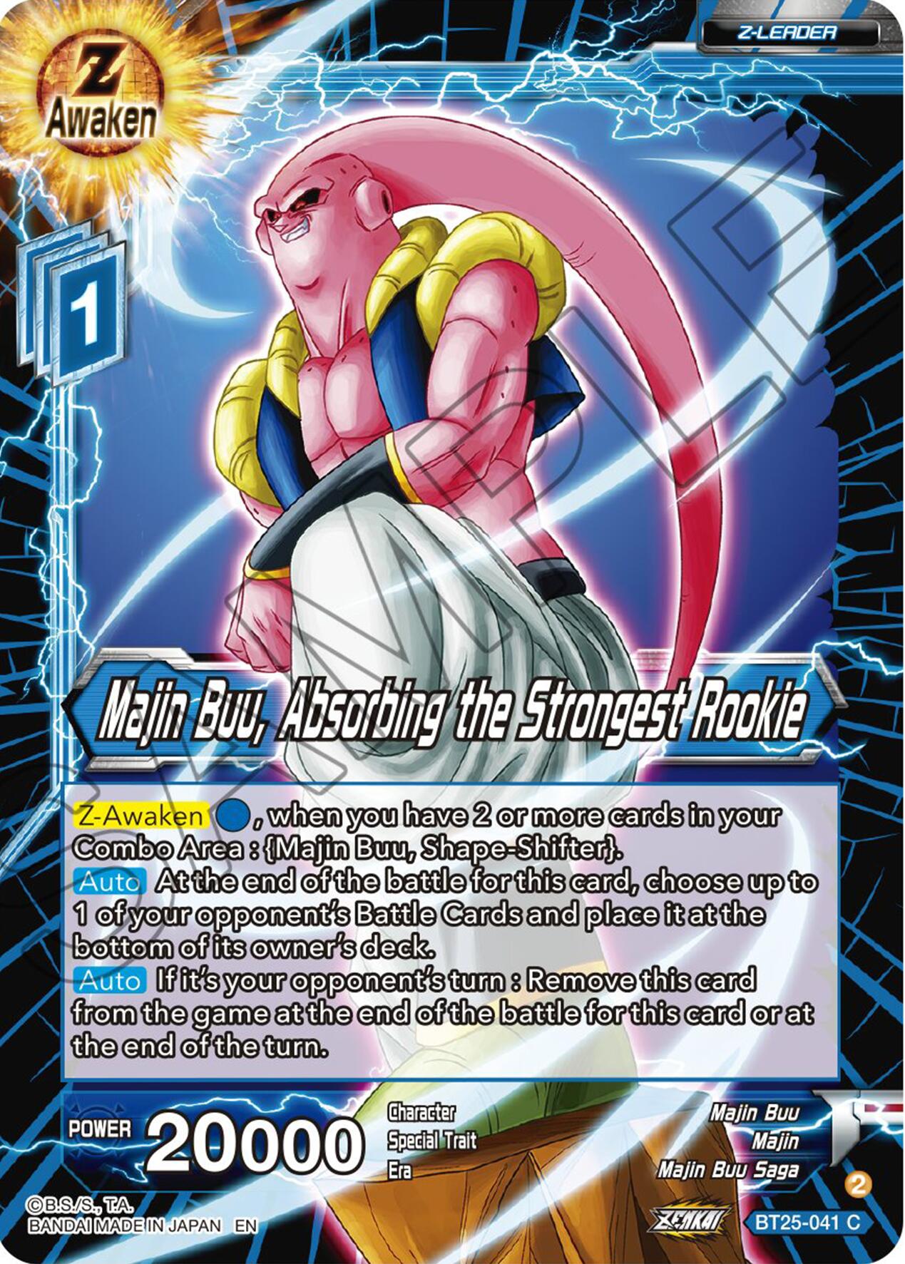 Majin Buu, Absorbing the Strongest Rookie (BT25-041) [Legend of the Dragon Balls] | Fandemonia Ltd