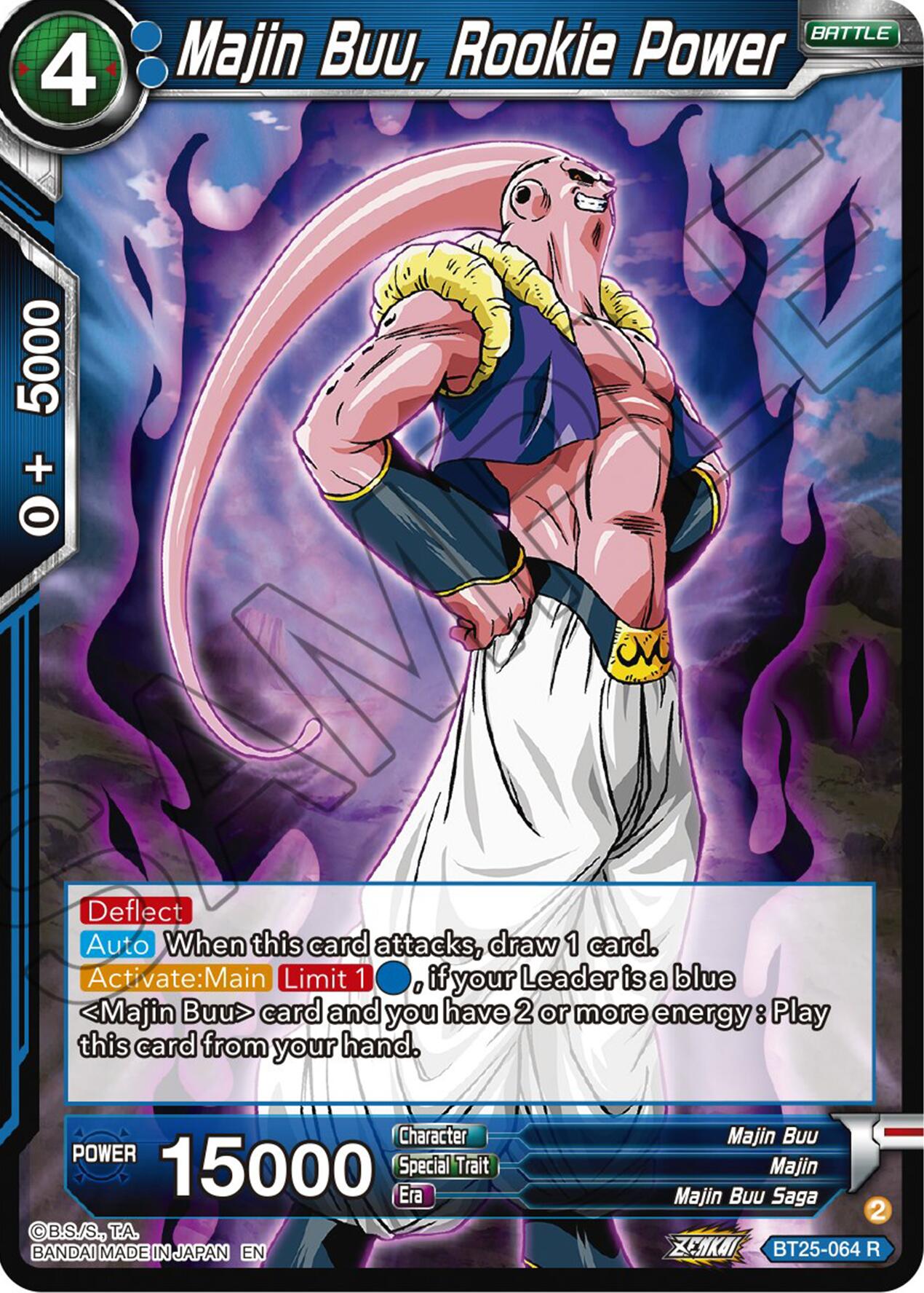 Majin Buu, Rookie Power (BT25-064) [Legend of the Dragon Balls] | Fandemonia Ltd