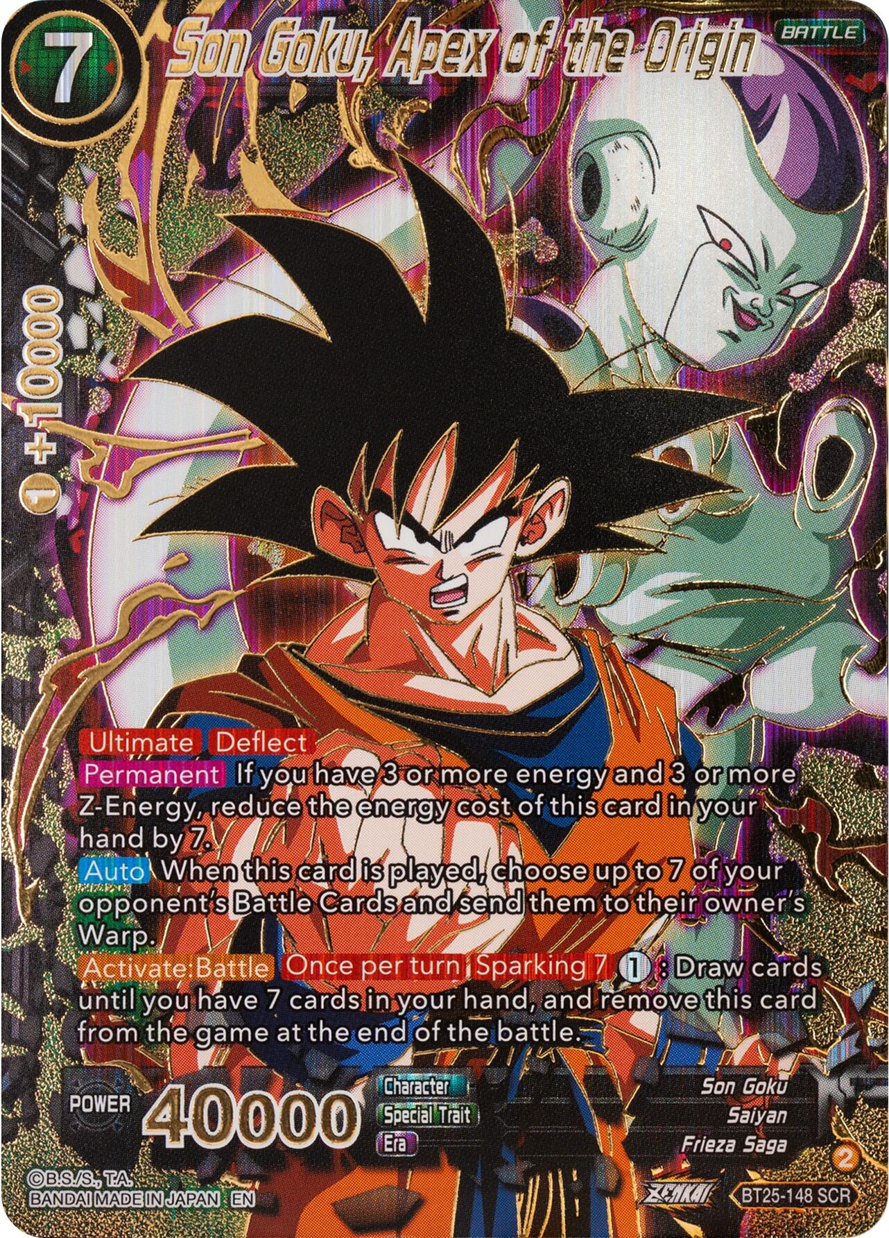 Son Goku, Apex of the Origin (BT25-148) [Legend of the Dragon Balls] | Fandemonia Ltd