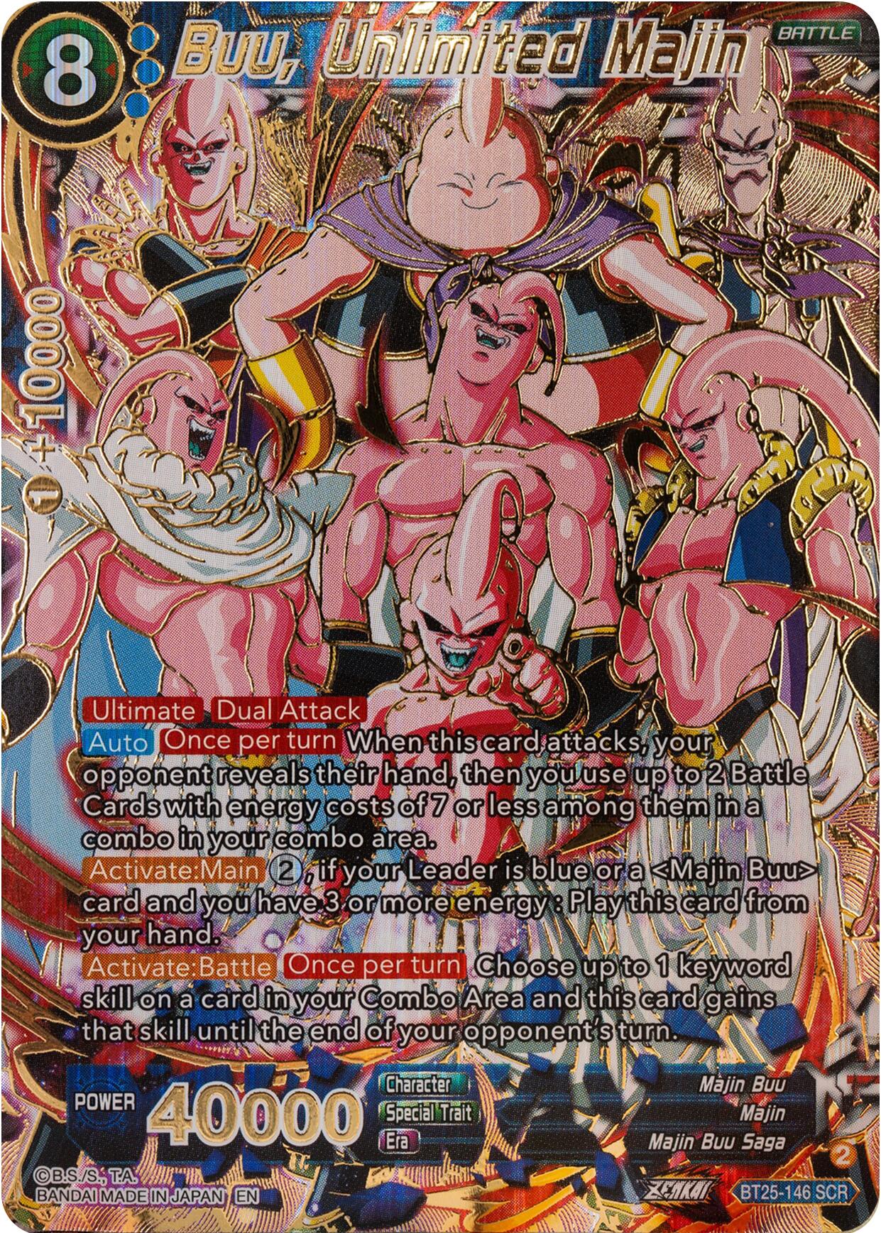Buu, Unlimited Majin (BT25-146) [Legend of the Dragon Balls] | Fandemonia Ltd