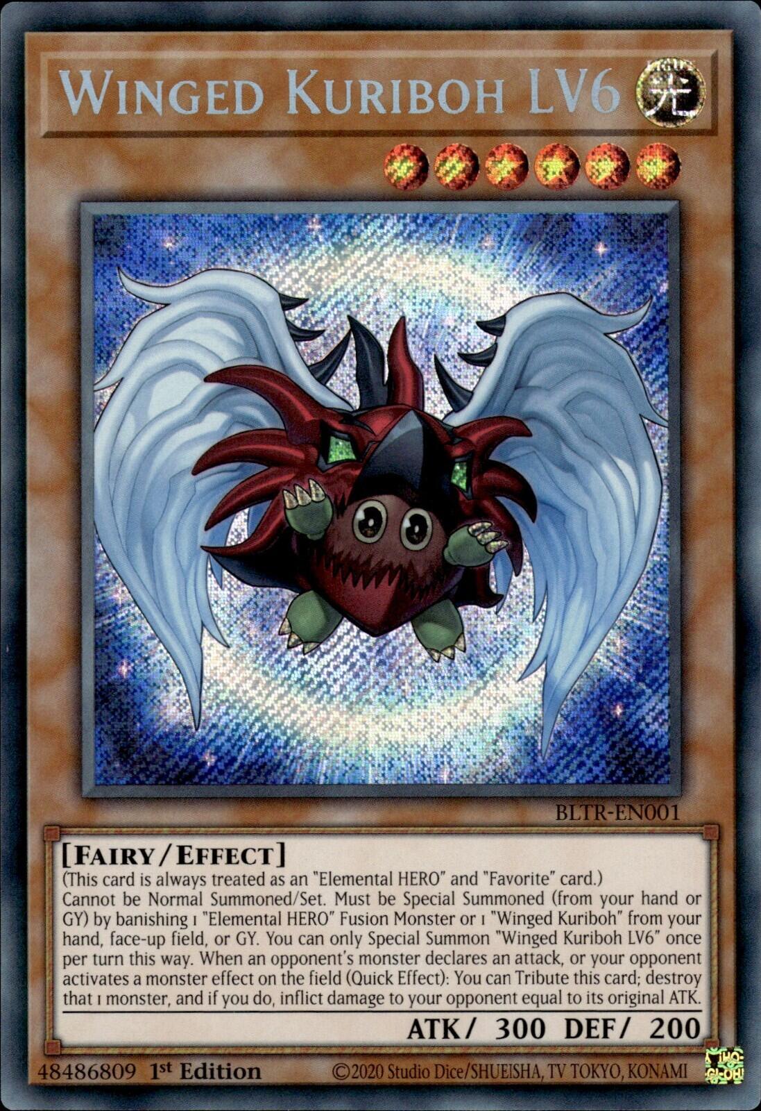 Winged Kuriboh LV6 [BLTR-EN001] Secret Rare | Fandemonia Ltd