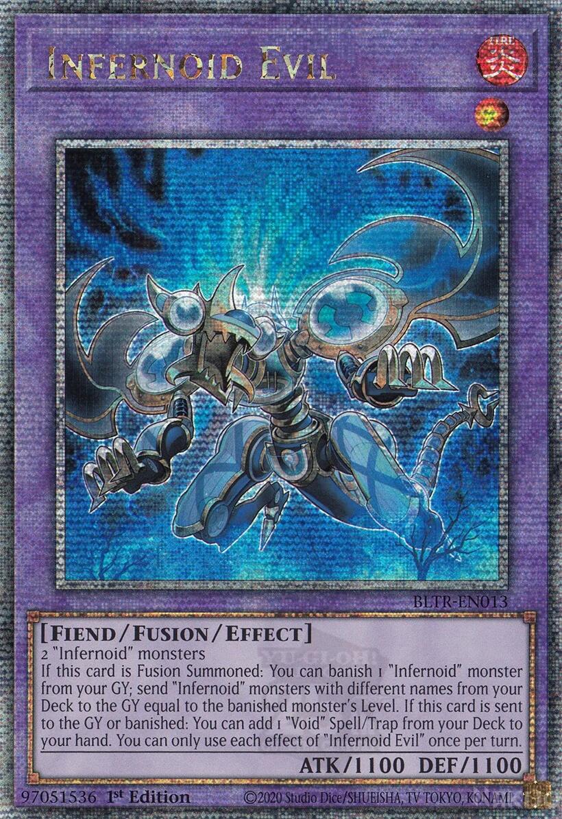 Infernoid Evil (Quarter Century Secret Rare) [BLTR-EN013] Quarter Century Secret Rare | Fandemonia Ltd