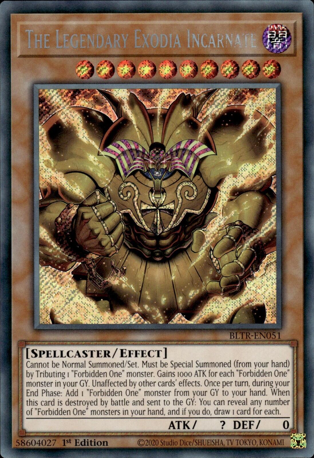 The Legendary Exodia Incarnate [BLTR-EN051] Secret Rare | Fandemonia Ltd