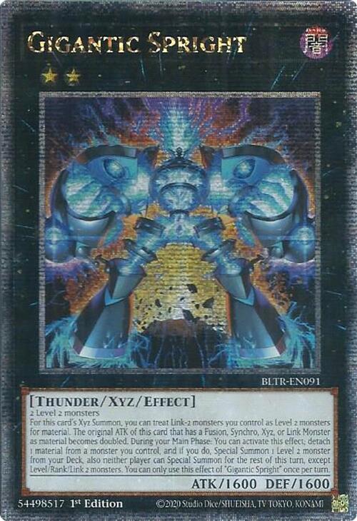 Gigantic Spright (Quarter Century Secret Rare) [BLTR-EN091] Quarter Century Secret Rare | Fandemonia Ltd