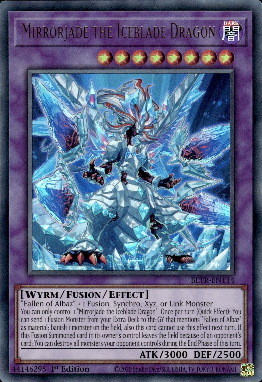 Mirrorjade the Iceblade Dragon [BLTR-EN114] Ultra Rare | Fandemonia Ltd