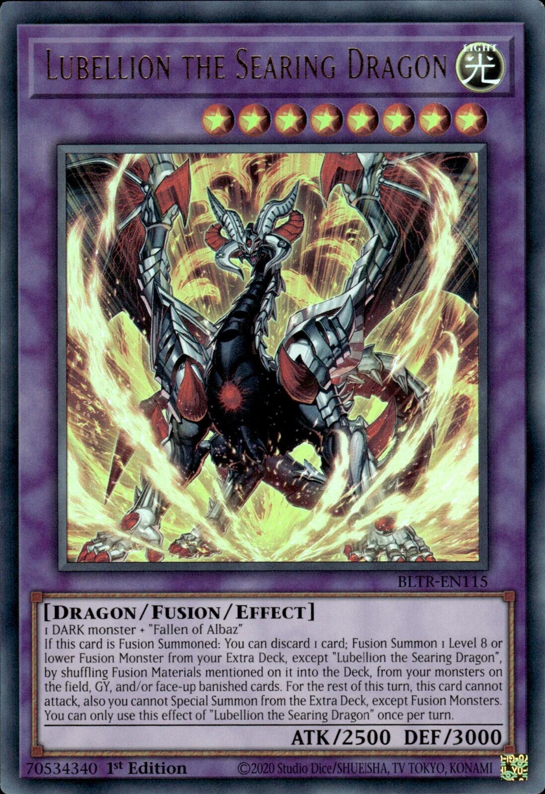 Lubellion the Searing Dragon [BLTR-EN115] Ultra Rare | Fandemonia Ltd