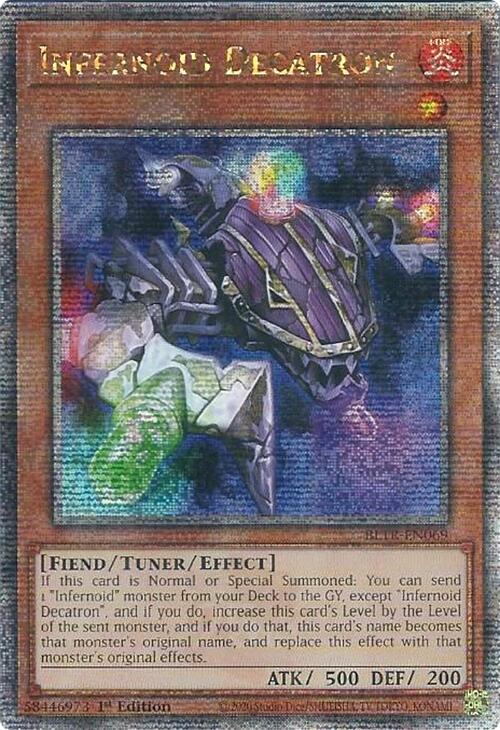 Infernoid Decatron (Quarter Century Secret Rare) [BLTR-EN069] Quarter Century Secret Rare | Fandemonia Ltd