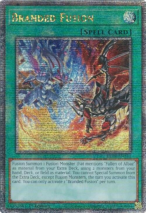 Branded Fusion (Quarter Century Secret Rare) [BLTR-EN111] Quarter Century Secret Rare | Fandemonia Ltd