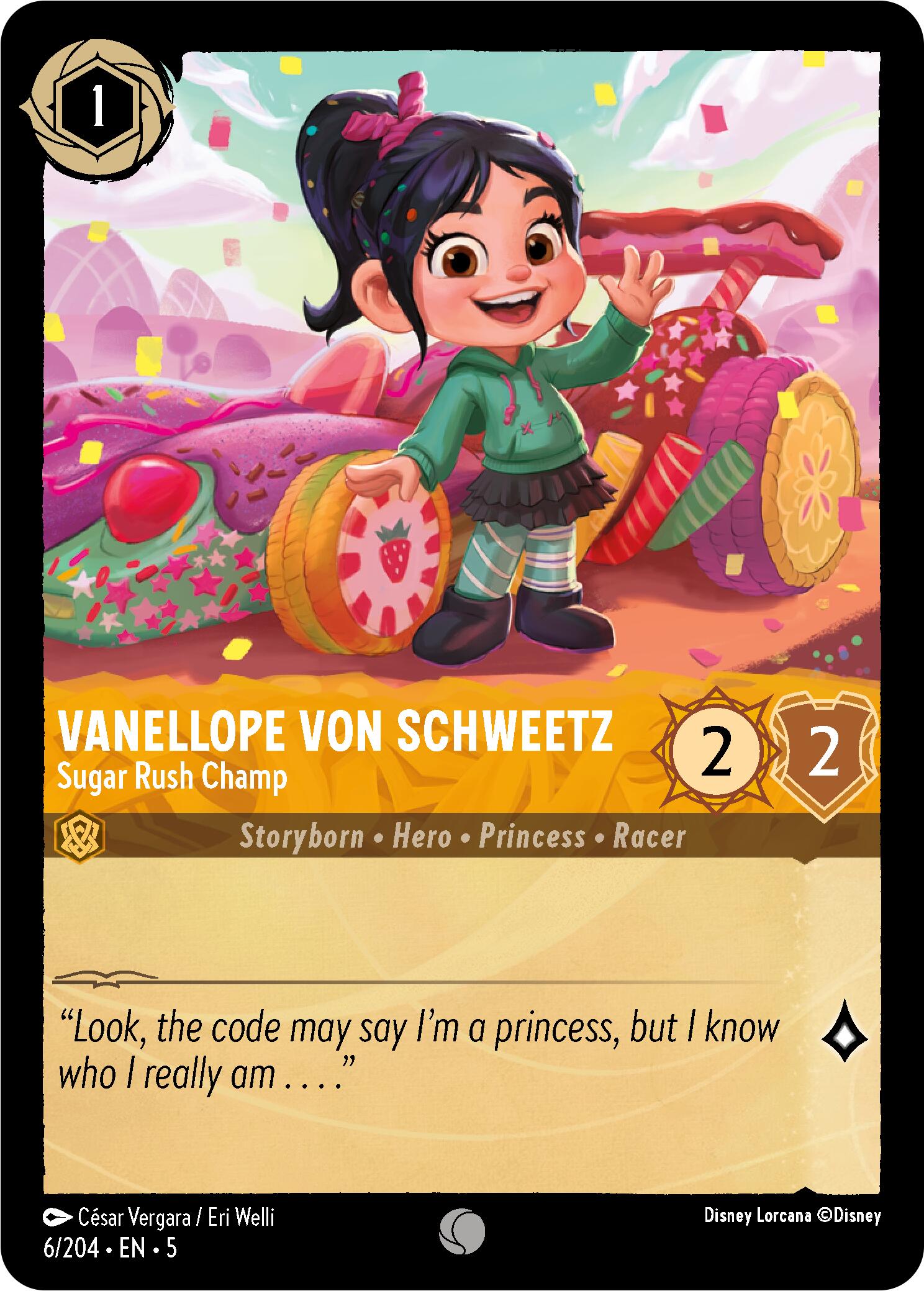 Vanellope von Schweetz - Sugar Rush Champ (6/204) [Shimmering Skies] | Fandemonia Ltd