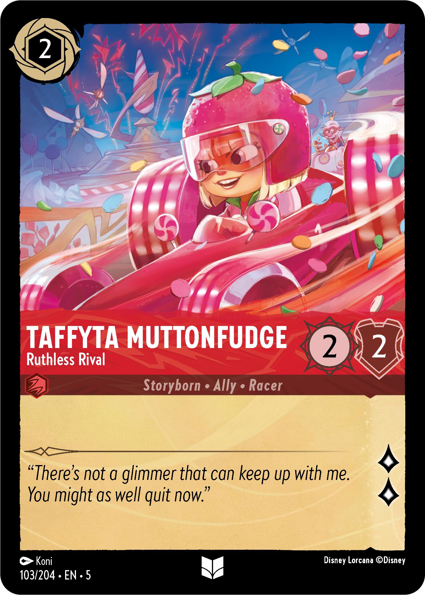 Taffyta Muttonfudge - Ruthless Rival (103/204) [Shimmering Skies] | Fandemonia Ltd