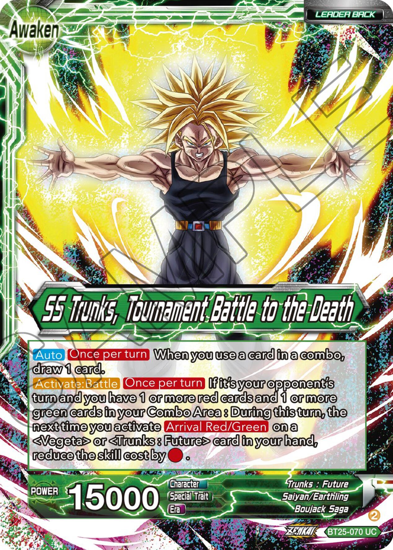 Trunks // SS Trunks, Tournament Battle to the Death (BT25-070) [Legend of the Dragon Balls] | Fandemonia Ltd