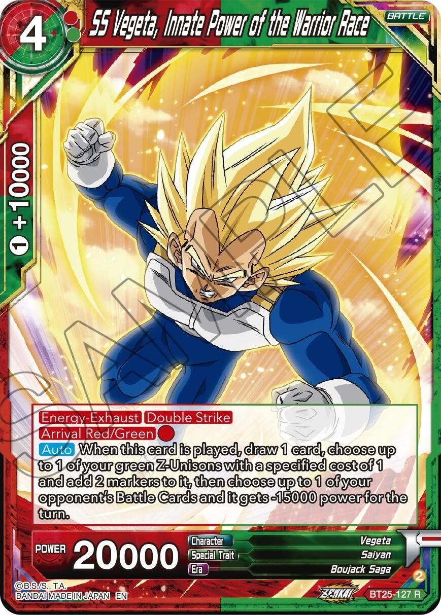 SS Vegeta, Innate Power of the Warrior Race (BT25-127) [Legend of the Dragon Balls] | Fandemonia Ltd