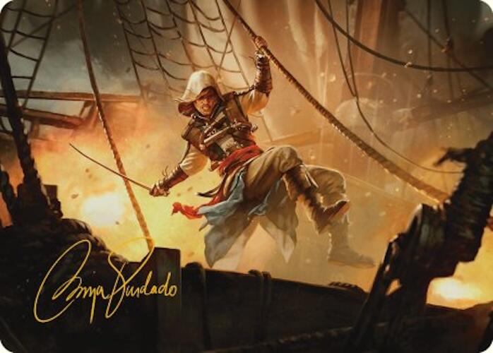 Edward Kenway Art Card (Gold-Stamped Signature) [Assassin's Creed Art Series] | Fandemonia Ltd