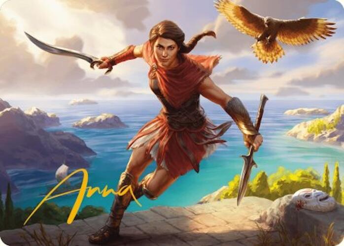 Kassandra, Eagle Bearer Art Card (Gold-Stamped Signature) [Assassin's Creed Art Series] | Fandemonia Ltd