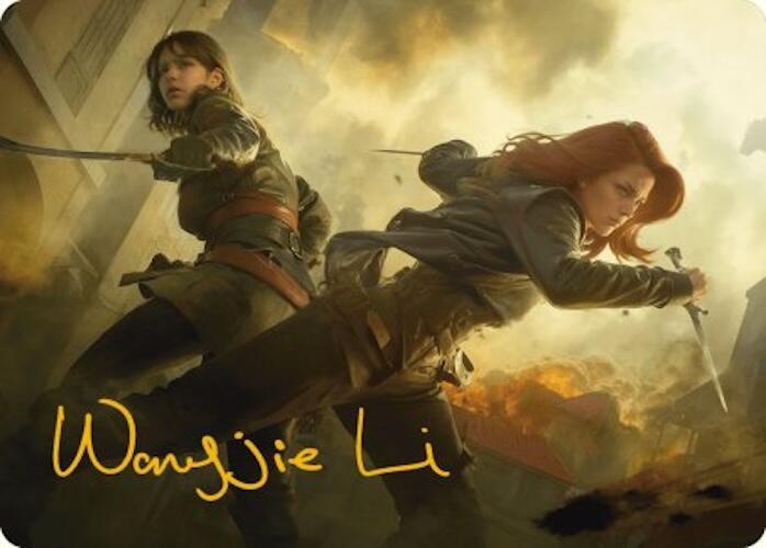 Mary Read and Anne Bonny Art Card (Gold-Stamped Signature) [Assassin's Creed Art Series] | Fandemonia Ltd