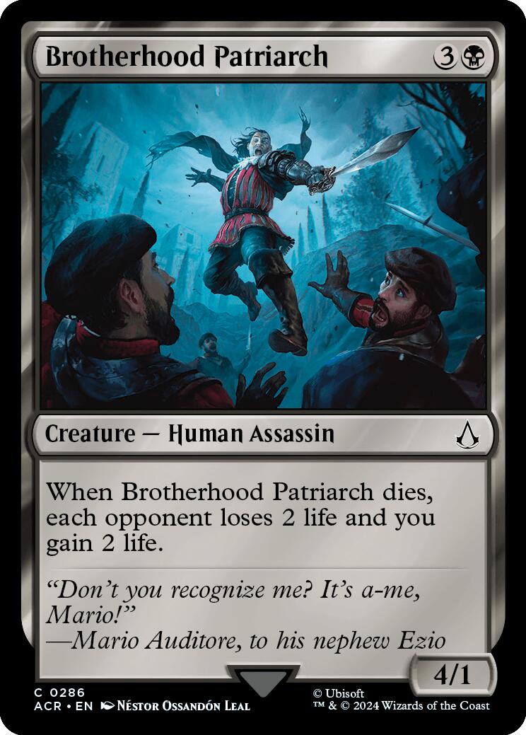 Brotherhood Patriarch [Assassin's Creed] | Fandemonia Ltd