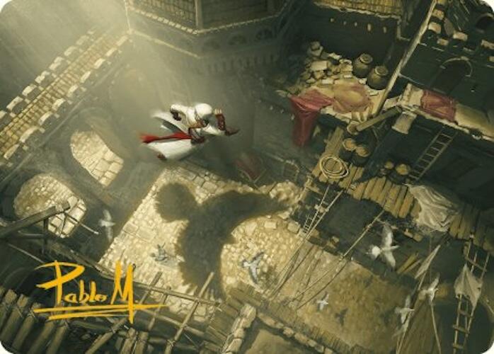 Rooftop Bypass Art Card (Gold-Stamped Signature) [Assassin's Creed Art Series] | Fandemonia Ltd