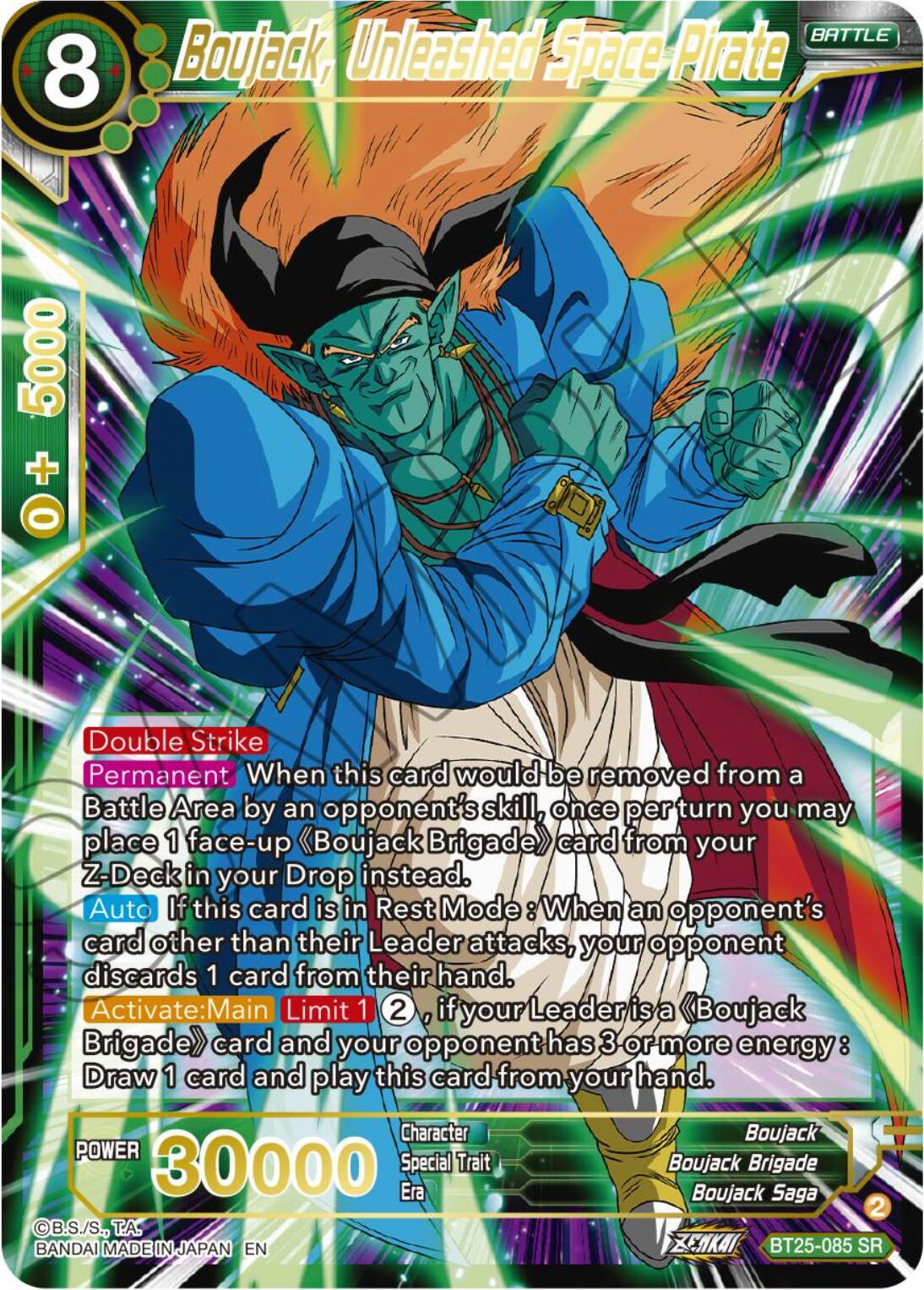 Boujack, Unleashed Space Pirate (BT25-085) [Legend of the Dragon Balls] | Fandemonia Ltd