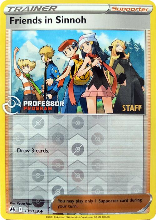 Friends in Sinnoh (131/159) (2023 Staff) [Professor Program Promos] | Fandemonia Ltd